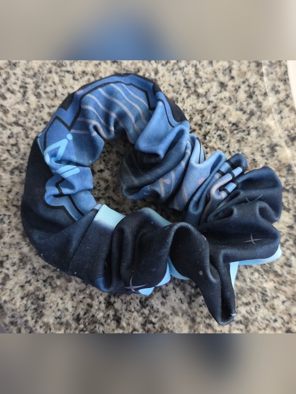 Crowned Athletics Force Fighter Galactic Gals Zipper Scrunchie